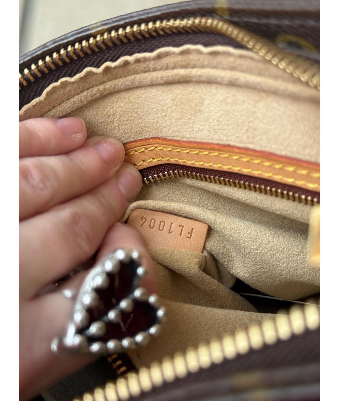 LOUIS VUITTON Коричневая сумка с короткими ручками, фото 8