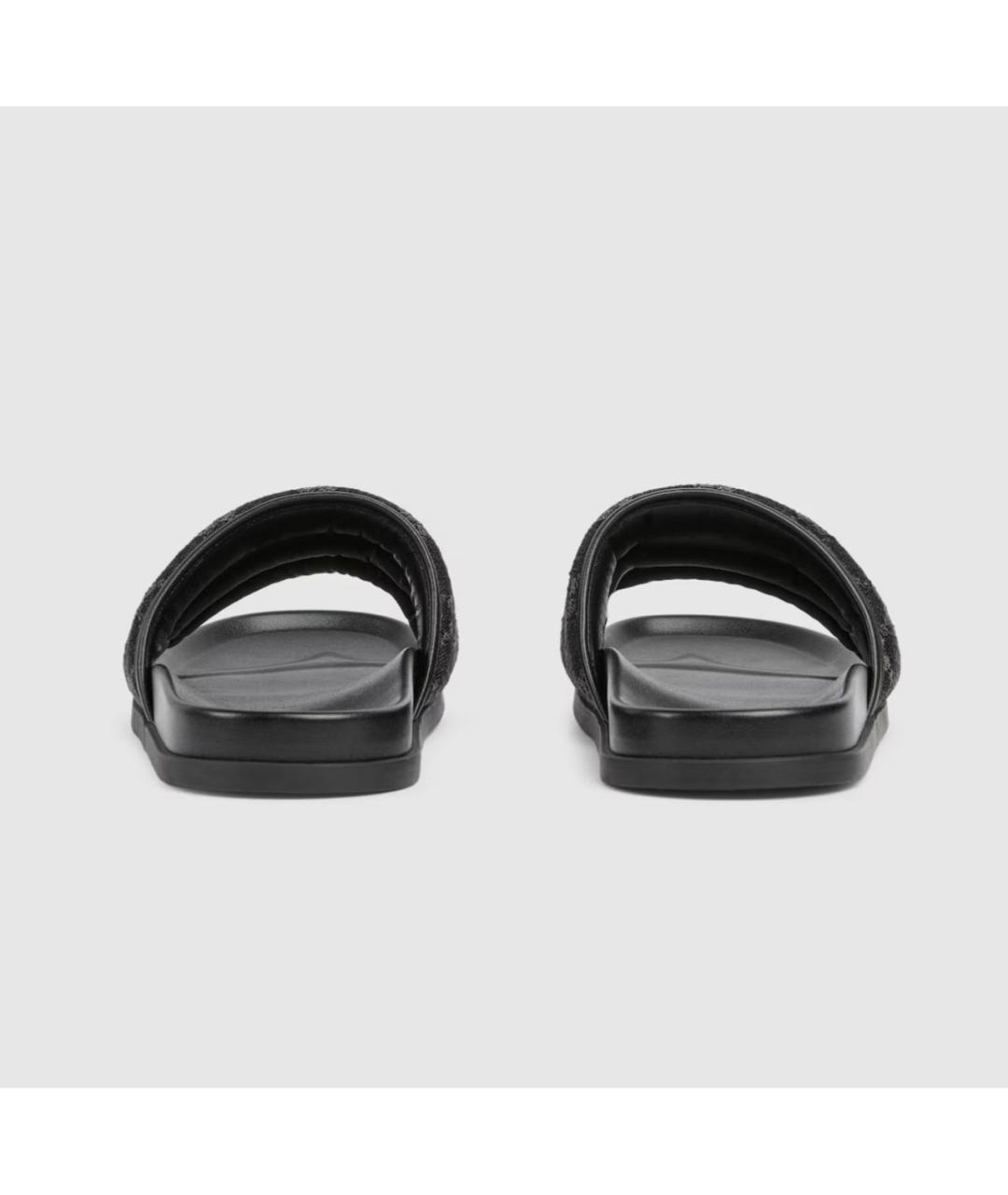 GUCCI Черные шлепанцы, фото 3