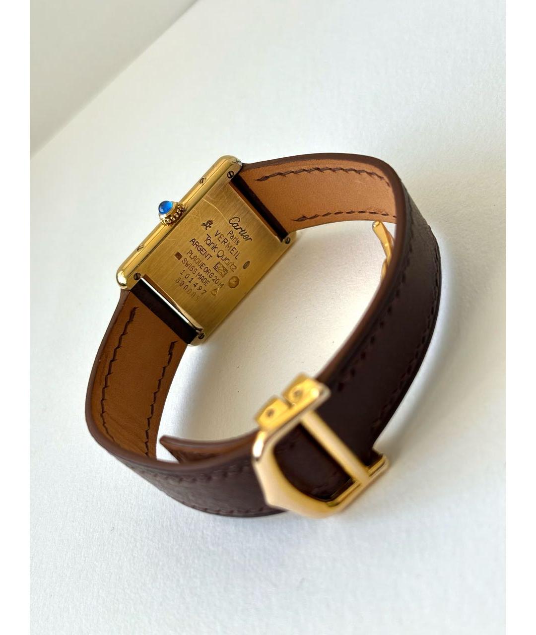 CARTIER Позолоченные часы, фото 2