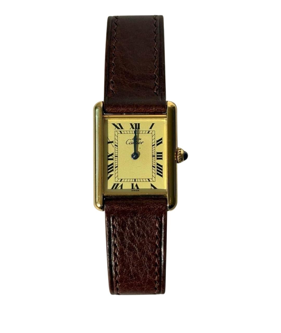 CARTIER Позолоченные часы, фото 1