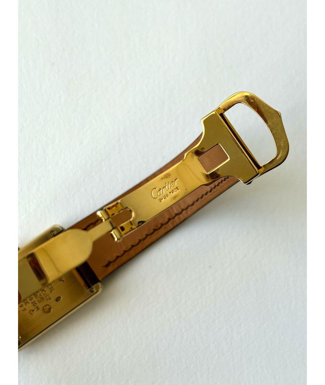 CARTIER Позолоченные часы, фото 7