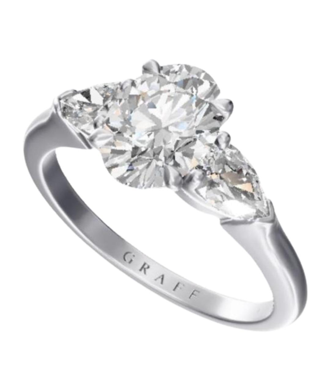 GRAFF Серебряное платиновое кольцо, фото 1