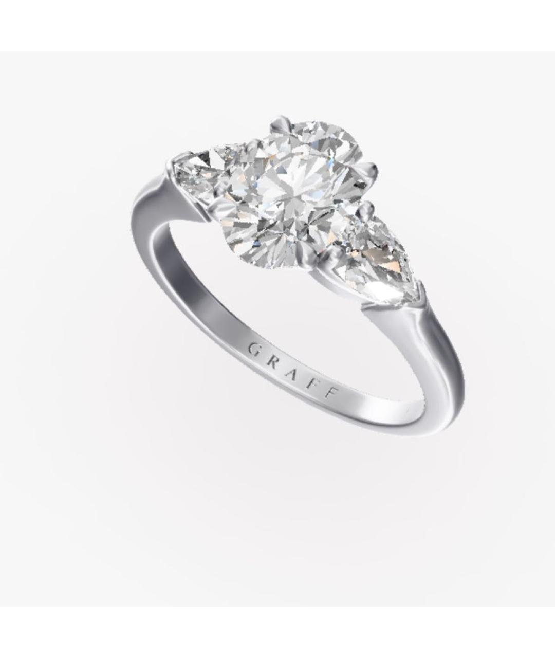 GRAFF Серебряное платиновое кольцо, фото 5