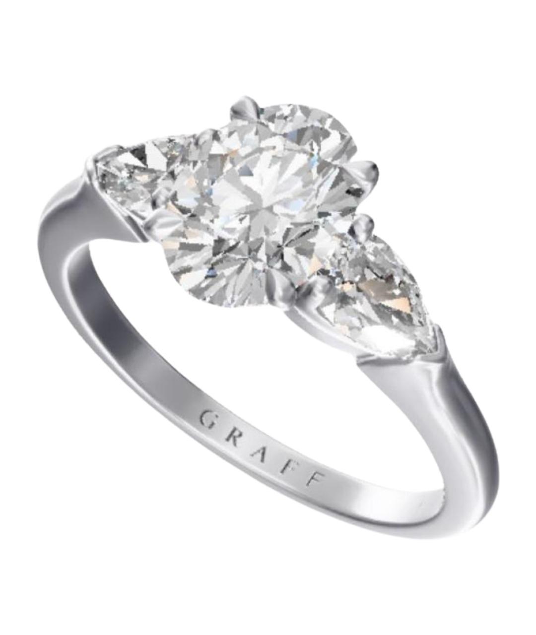 GRAFF Серебряное платиновое кольцо, фото 1