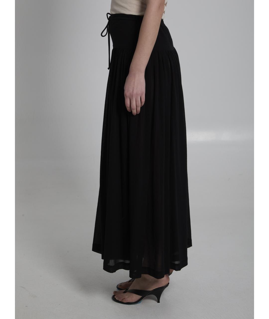 THE ROW Черные хлопковые брюки широкие, фото 4