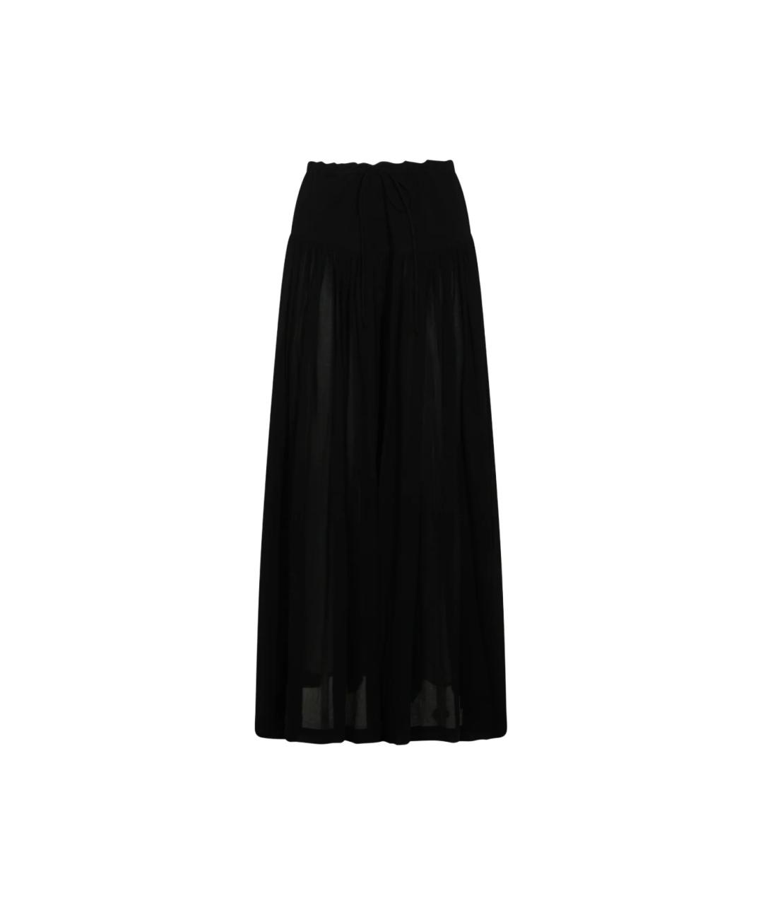 THE ROW Черные хлопковые брюки широкие, фото 1