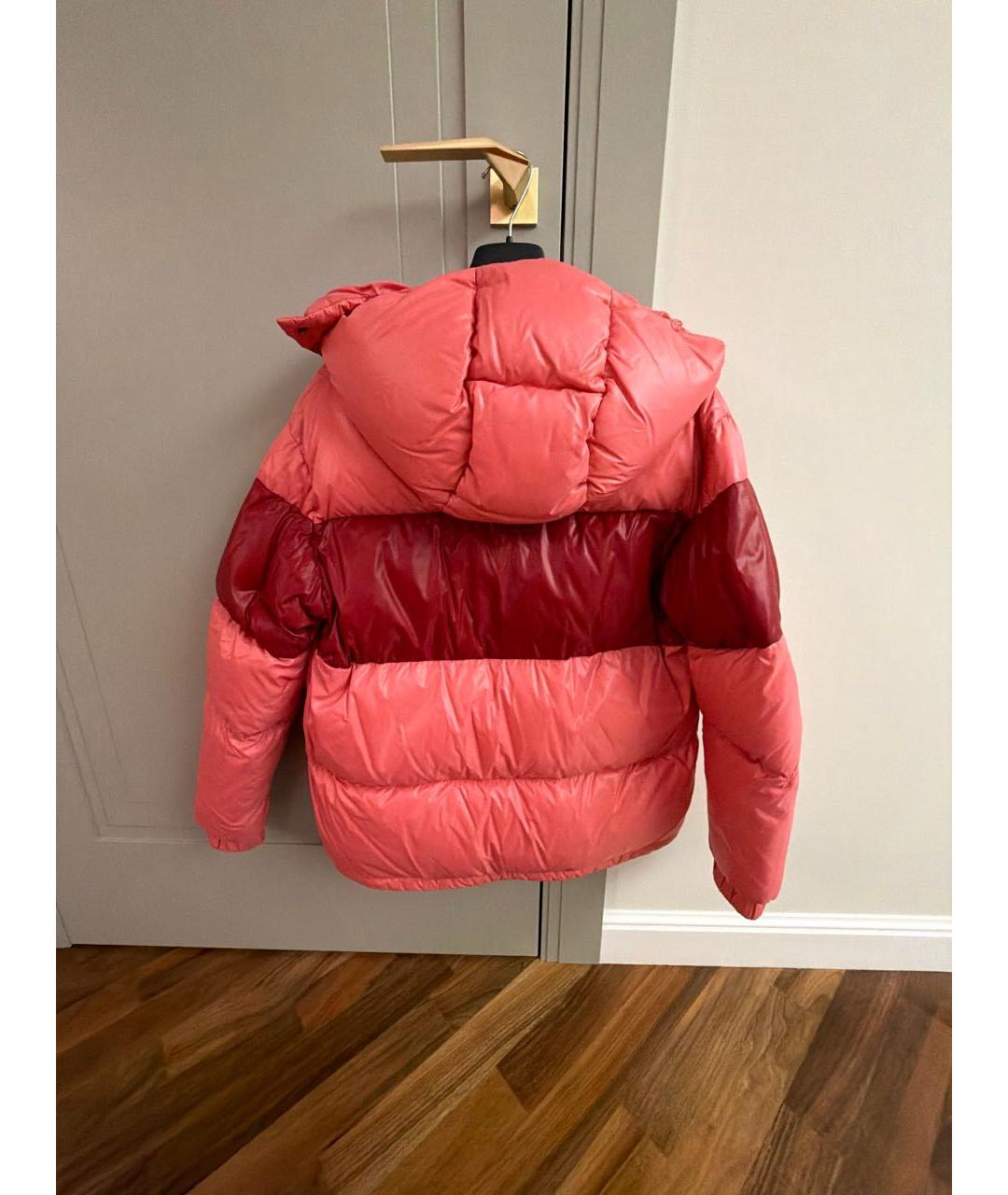 MONCLER Коралловый пуховик, фото 2
