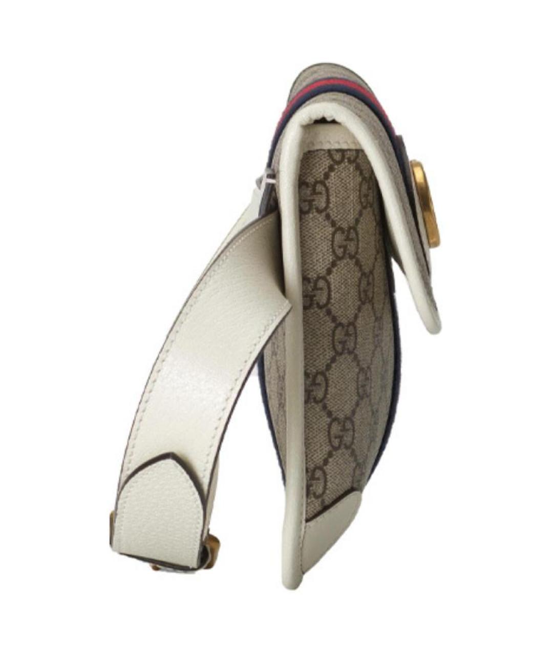 GUCCI Коричневая поясная сумка, фото 2