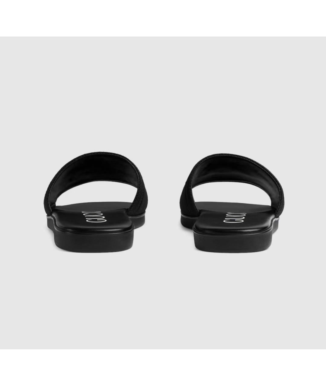 GUCCI Черные шлепанцы, фото 3