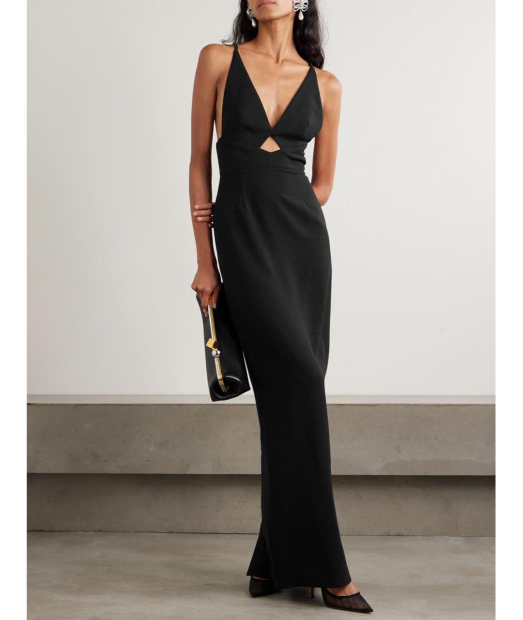 SOLACE LONDON Черное вечернее платье, фото 2