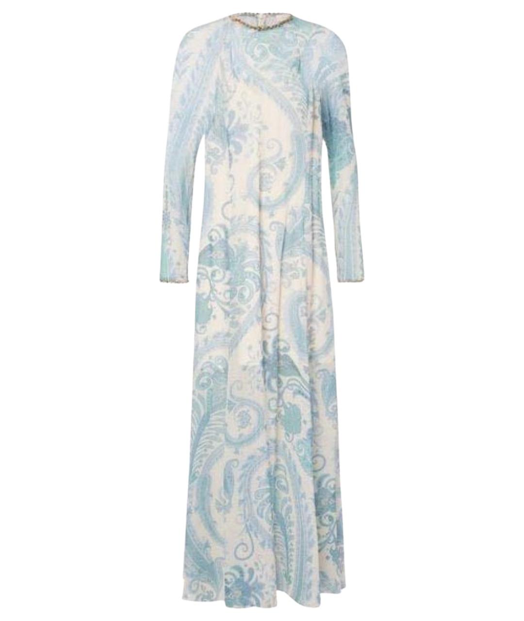 ZIMMERMANN Голубое вискозное повседневное платье, фото 1