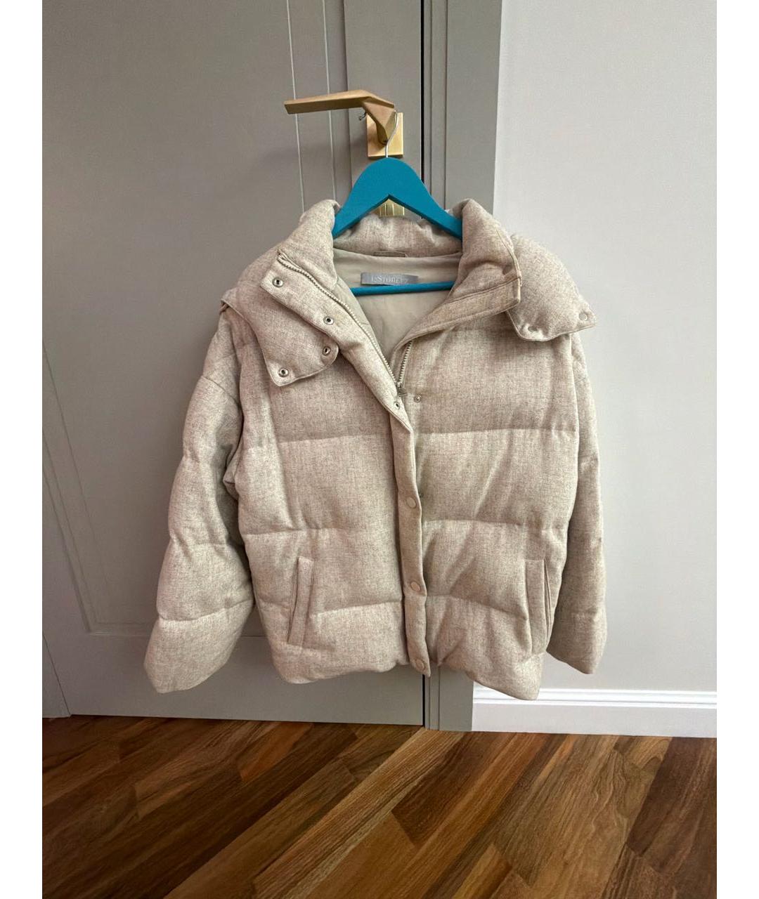 12 STOREEZ Бежевый пуховик, фото 5