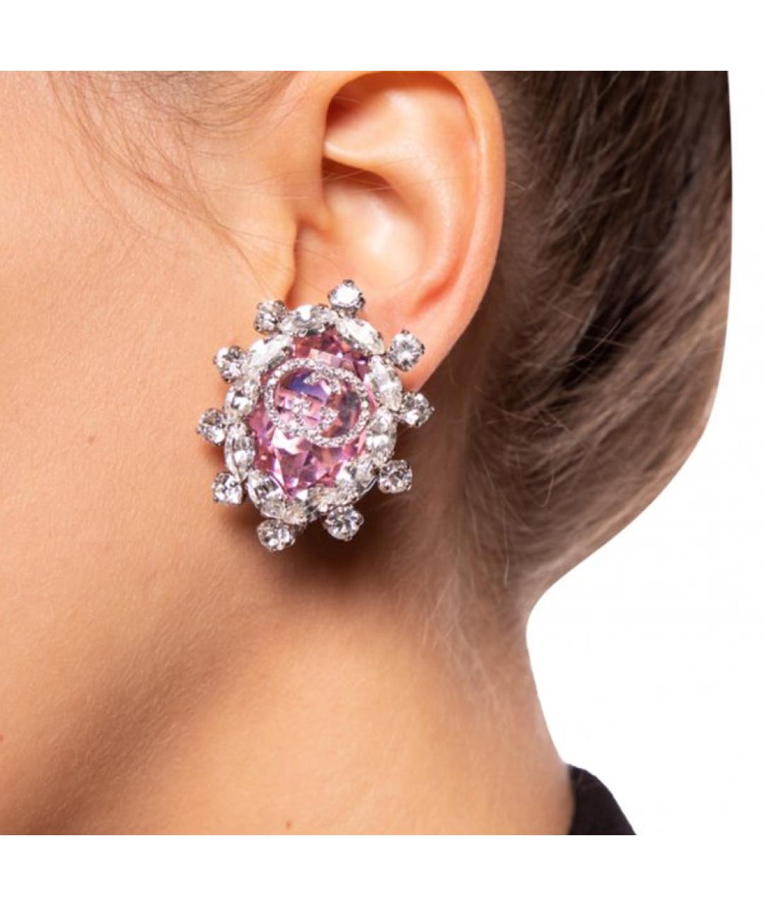 GUCCI Розовые серьги, фото 3