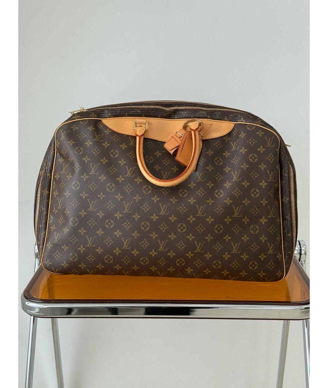 LOUIS VUITTON Коричневая дорожная/спортивная сумка, фото 9