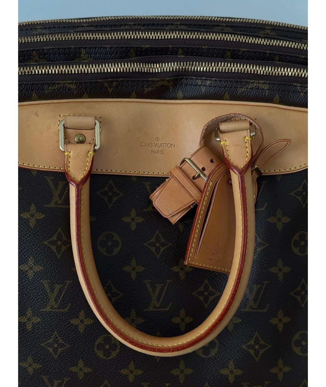 LOUIS VUITTON Коричневая дорожная/спортивная сумка, фото 5