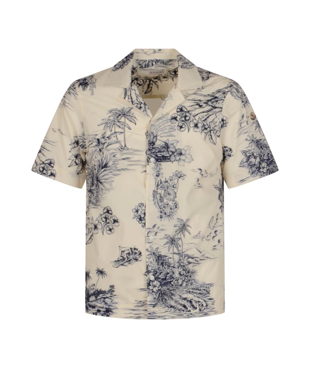 MONCLER Мульти хлопковая кэжуал рубашка, фото 1