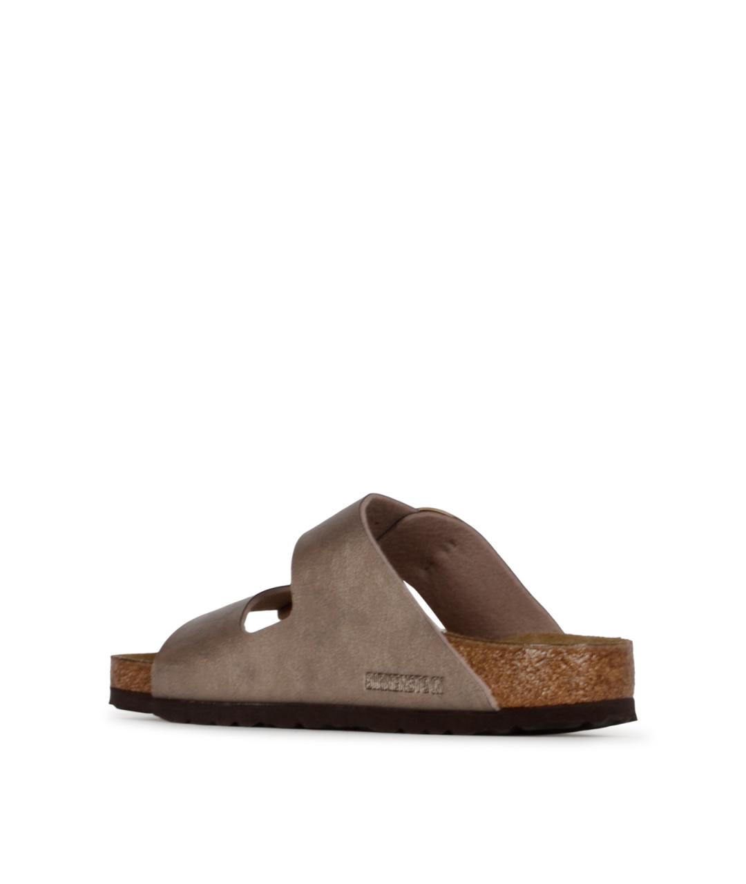 BIRKENSTOCK Бежевые кожаные сандалии, фото 3