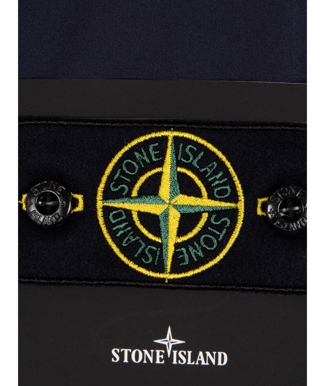 STONE ISLAND Синяя полиэстеровая куртка, фото 3