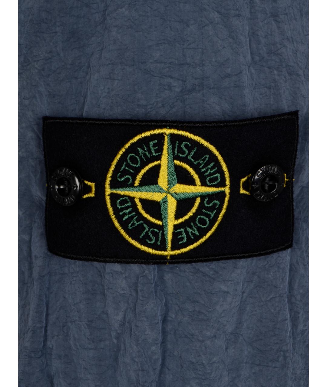 STONE ISLAND Синяя классическая рубашка, фото 3