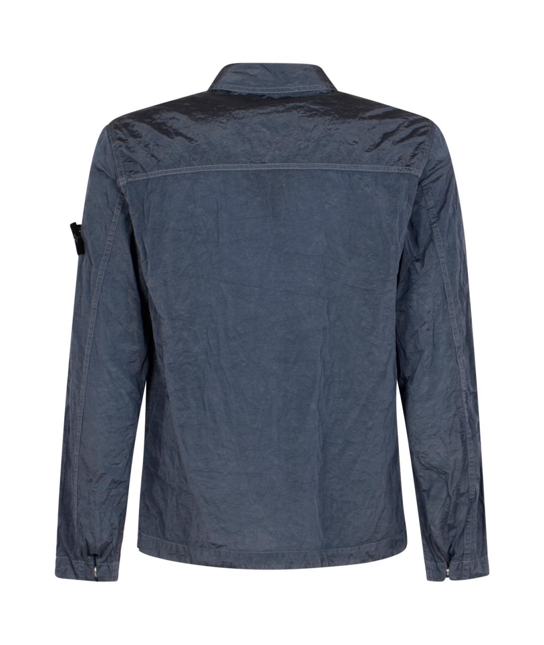 STONE ISLAND Синяя классическая рубашка, фото 2