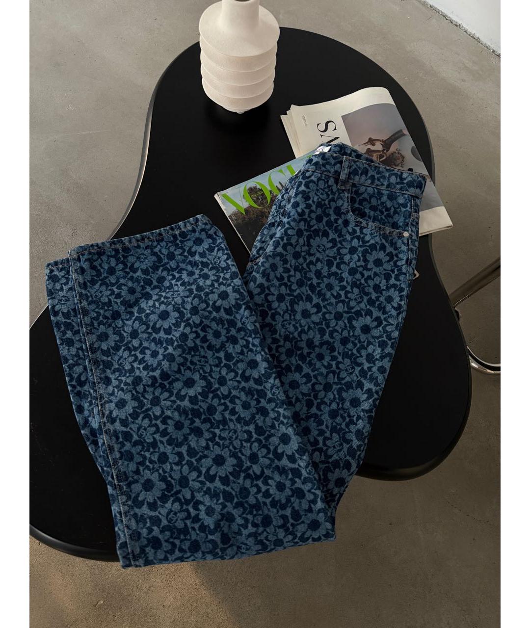 CHANEL Хлопковые прямые джинсы, фото 2