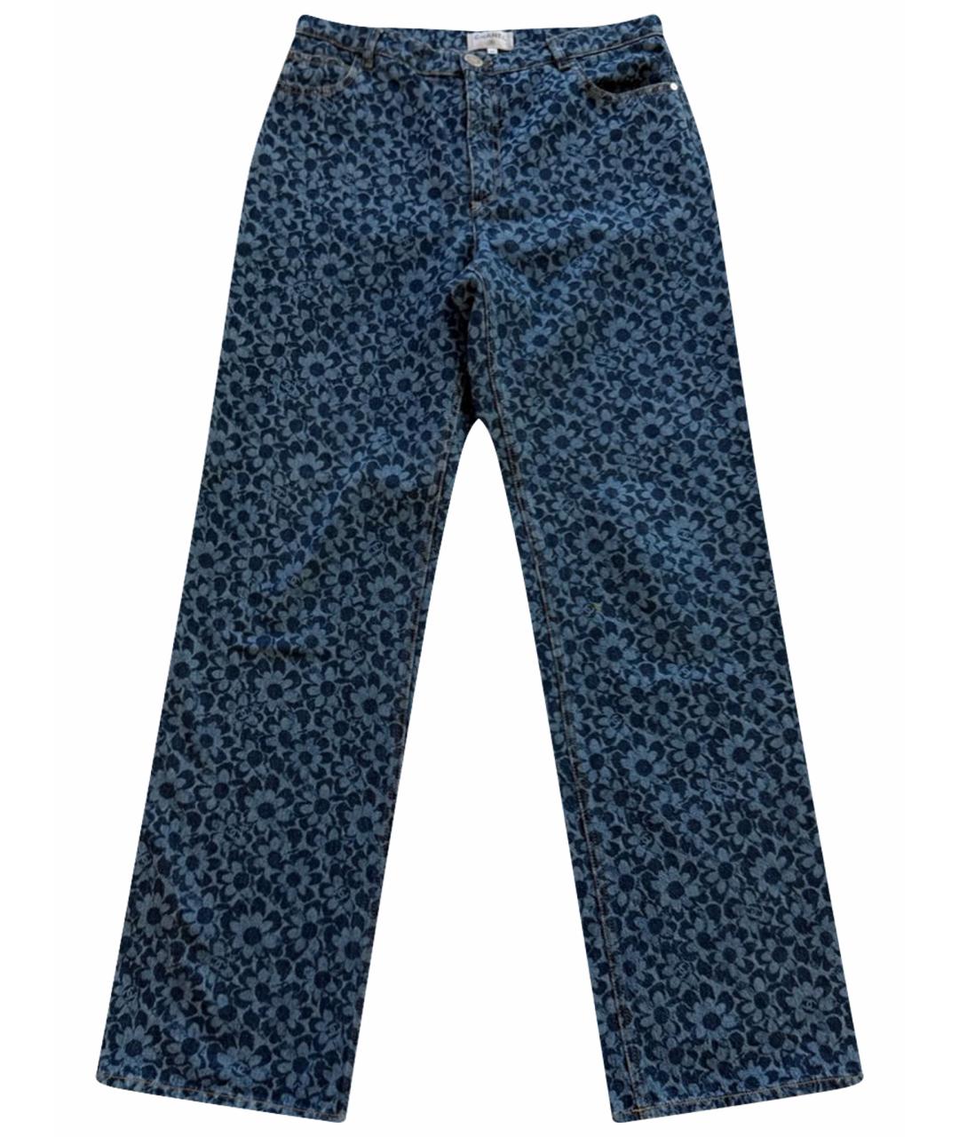 CHANEL Хлопковые прямые джинсы, фото 1