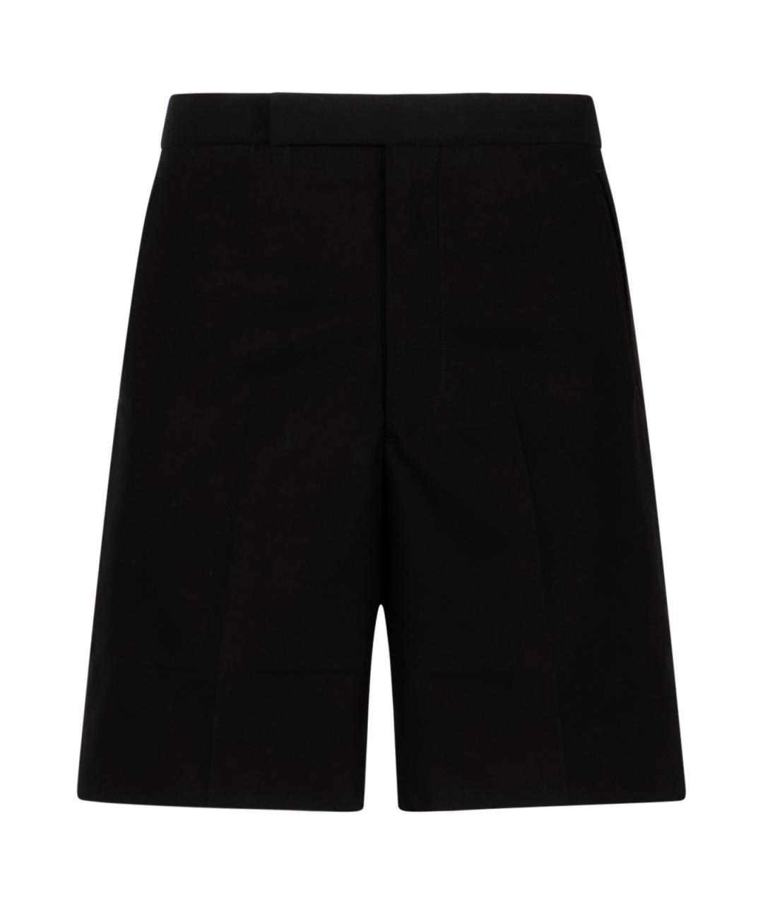 PRADA Черные хлопковые шорты, фото 1