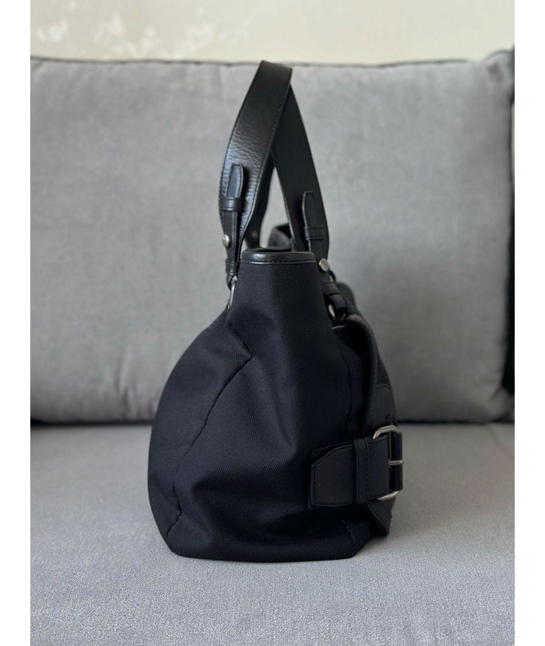 GIVENCHY Черная тканевая сумка тоут, фото 5