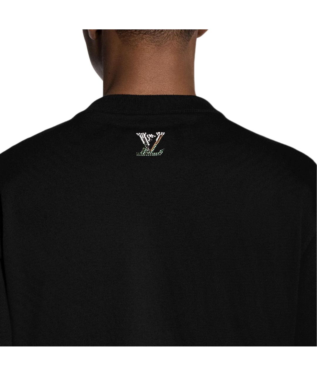 LOUIS VUITTON Черная футболка, фото 2