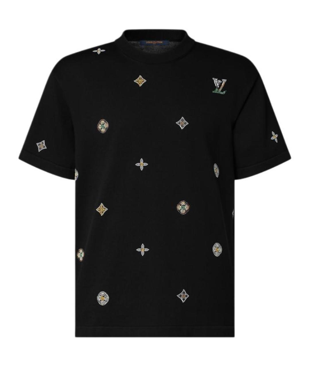 LOUIS VUITTON Черная футболка, фото 1