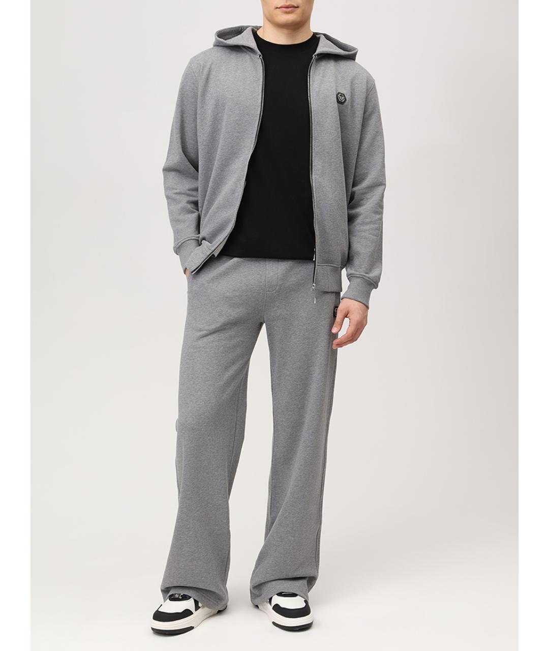 PHILIPP PLEIN Черная хлопковая футболка, фото 2