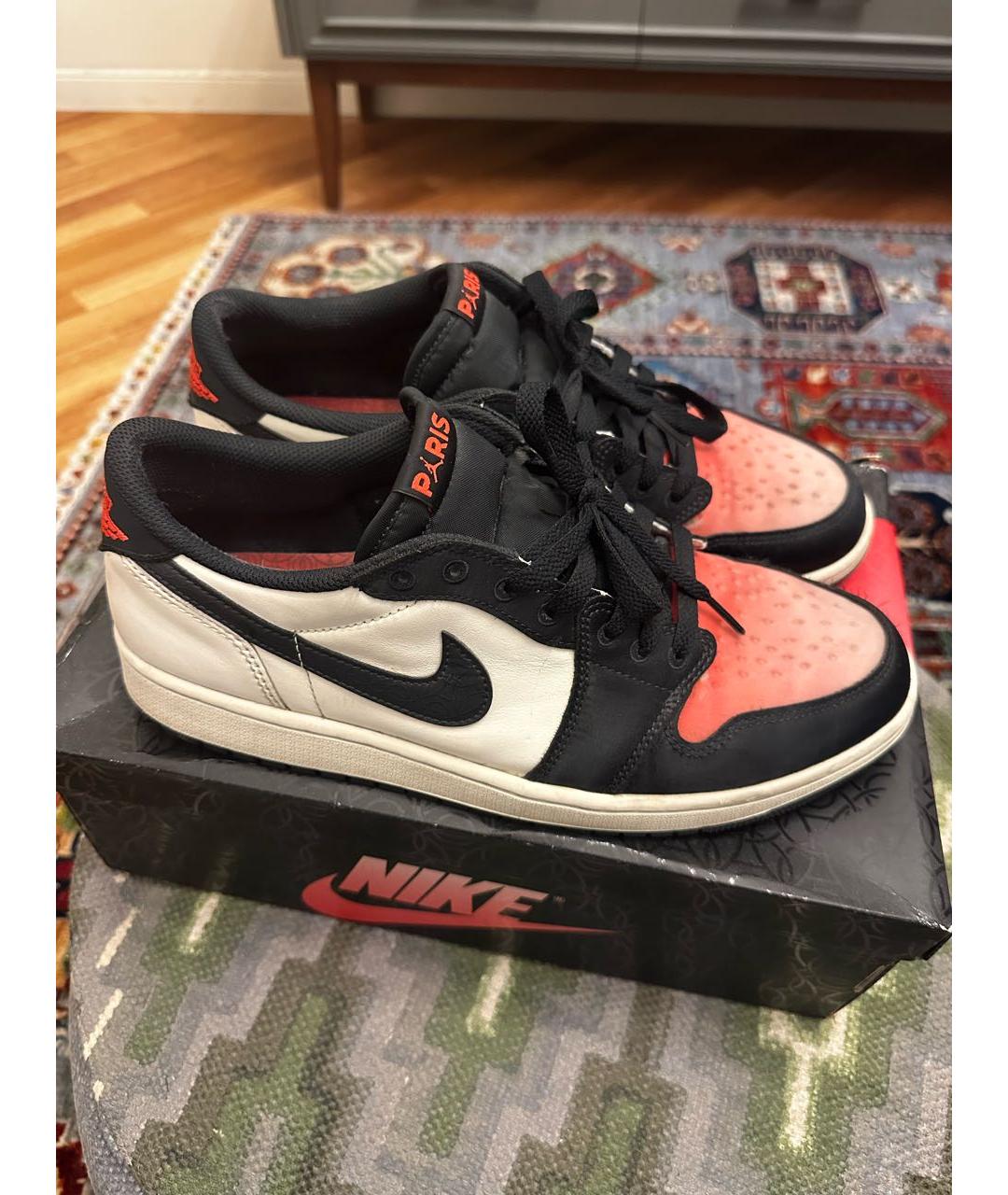 JORDAN Мульти кожаные низкие кроссовки / кеды, фото 5