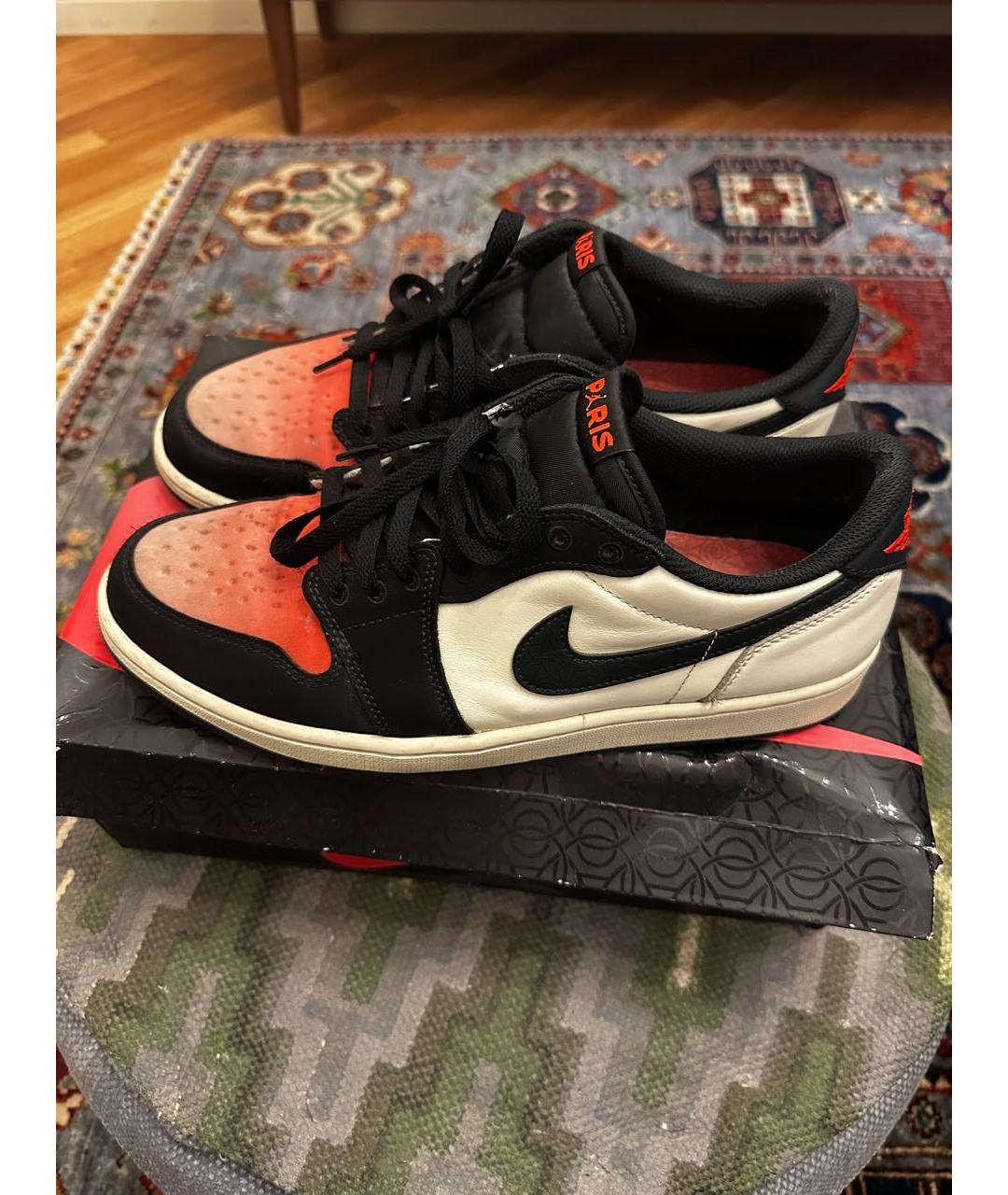 JORDAN Мульти кожаные низкие кроссовки / кеды, фото 3