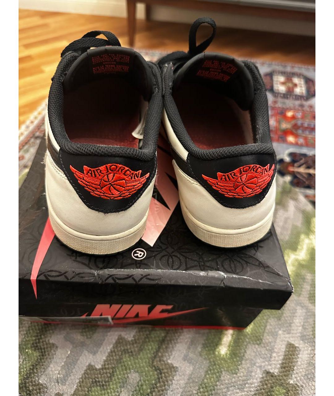 JORDAN Мульти кожаные низкие кроссовки / кеды, фото 4