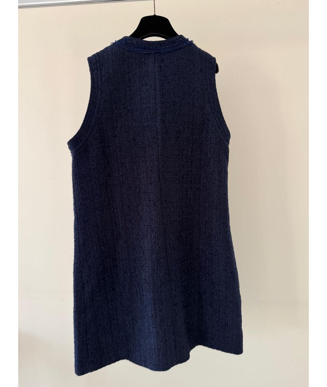 SANDRO Темно-синее платье, фото 4