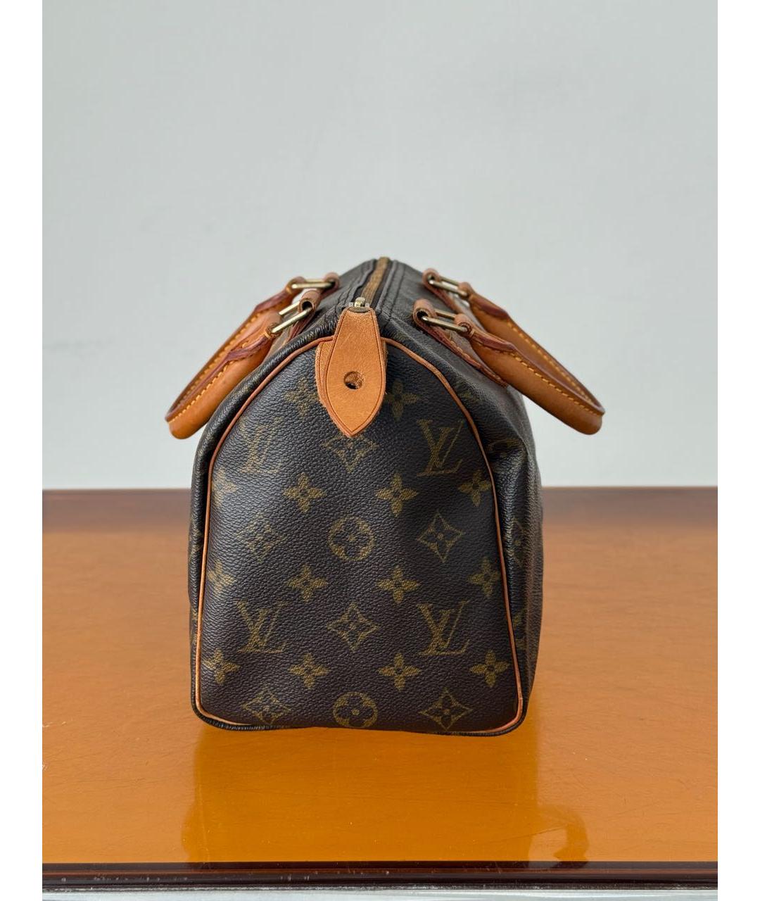 LOUIS VUITTON Коричневая сумка с короткими ручками, фото 3