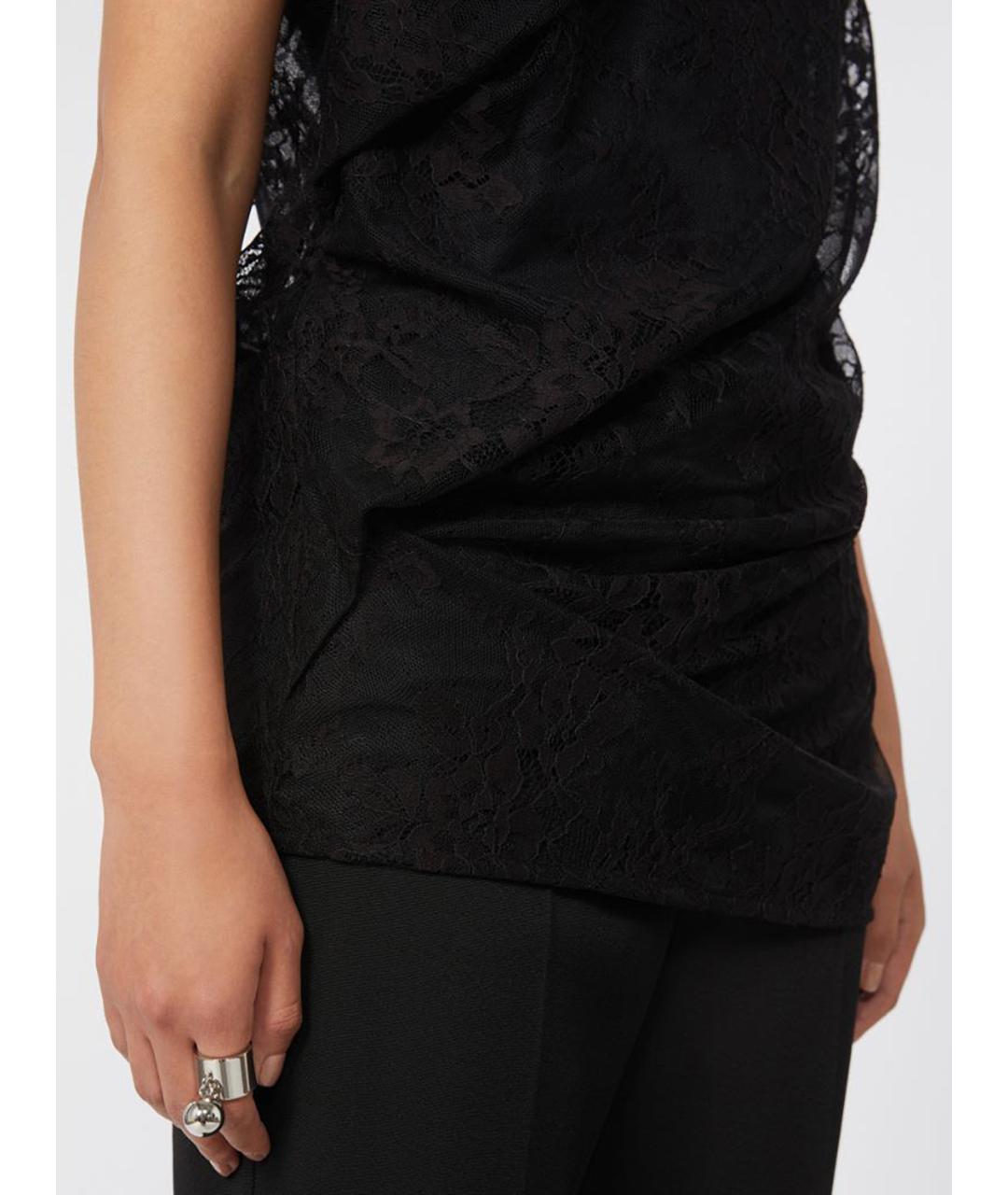 SPORTMAX Черная майка, фото 5