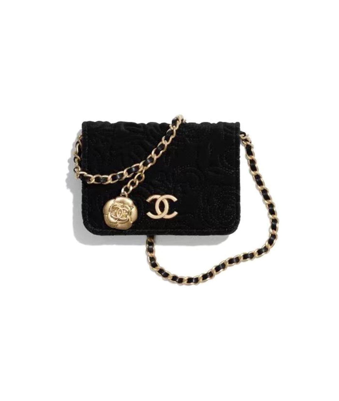 CHANEL Черный кошелек, фото 6