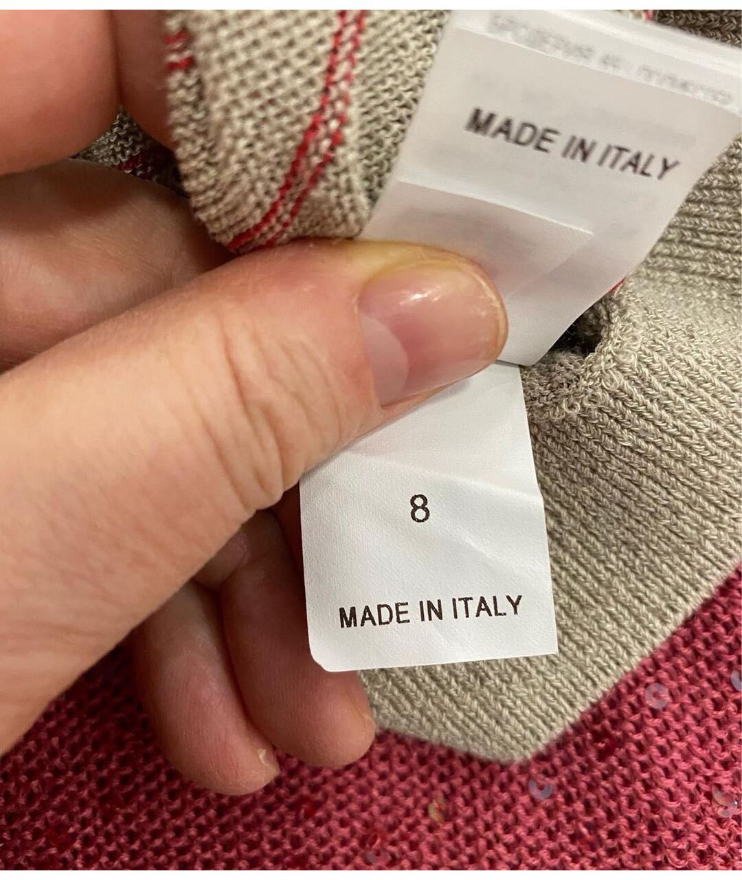 BRUNELLO CUCINELLI Мульти льняной детская футболка / топ, фото 5