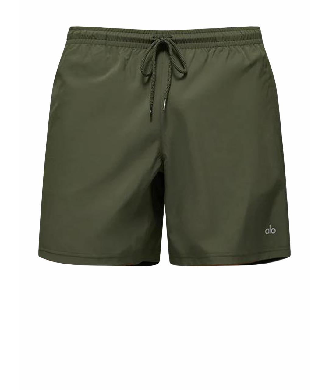 ALO YOGA Хаки шорты, фото 1