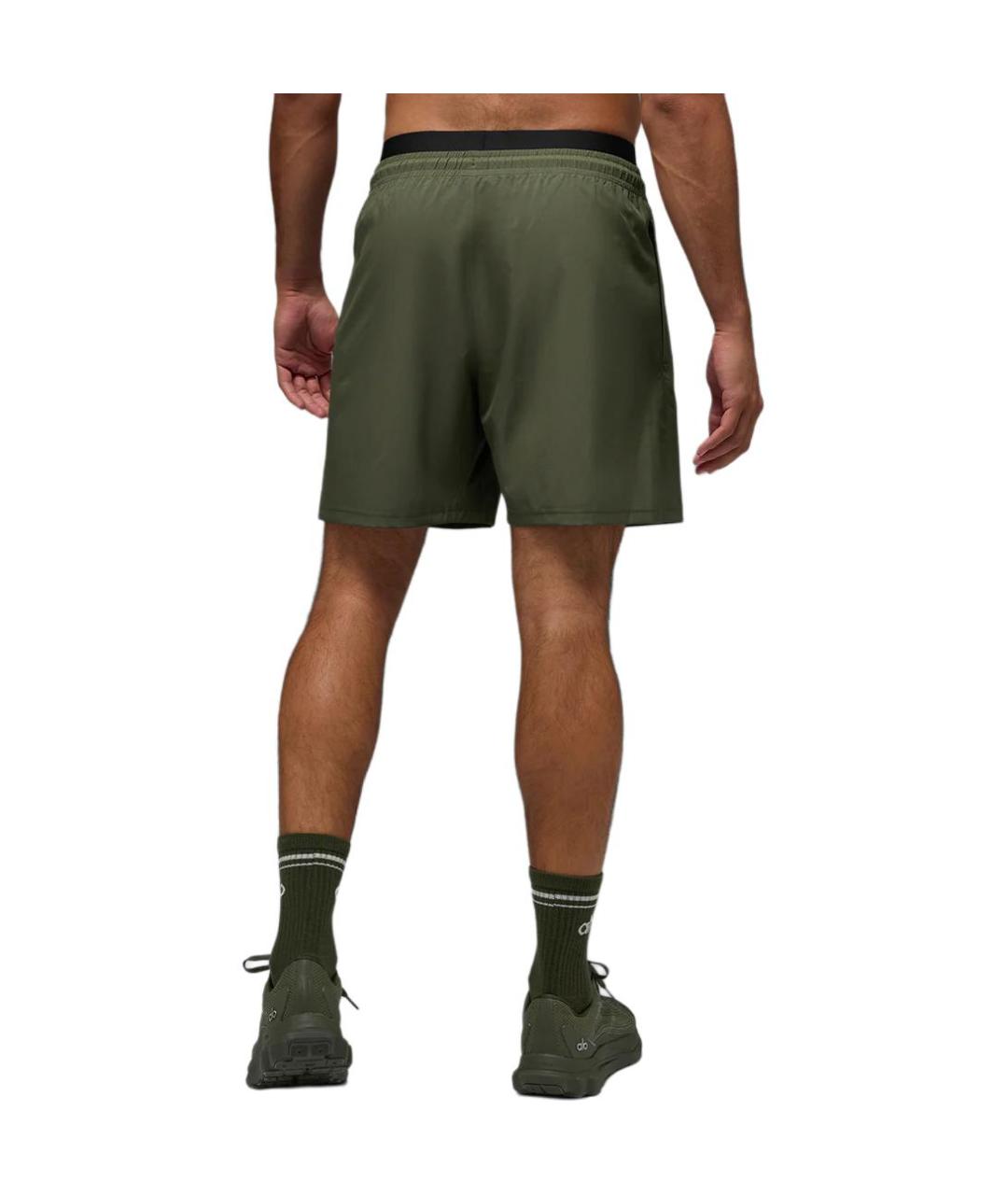 ALO YOGA Хаки шорты, фото 2