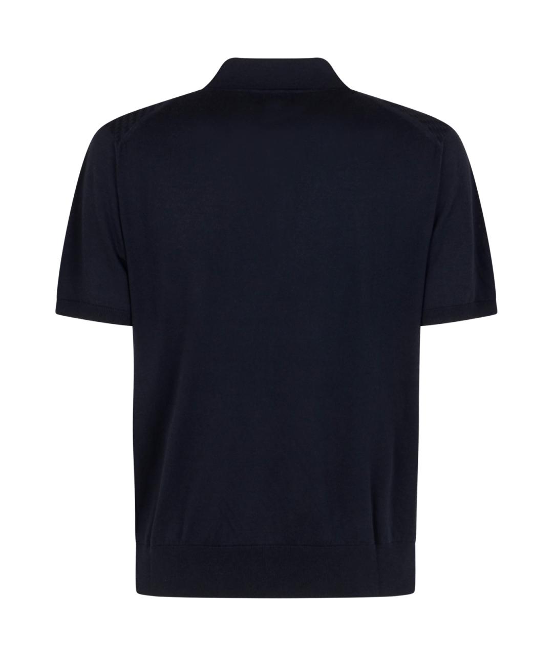 CANALI Хлопковое поло с коротким рукавом, фото 2