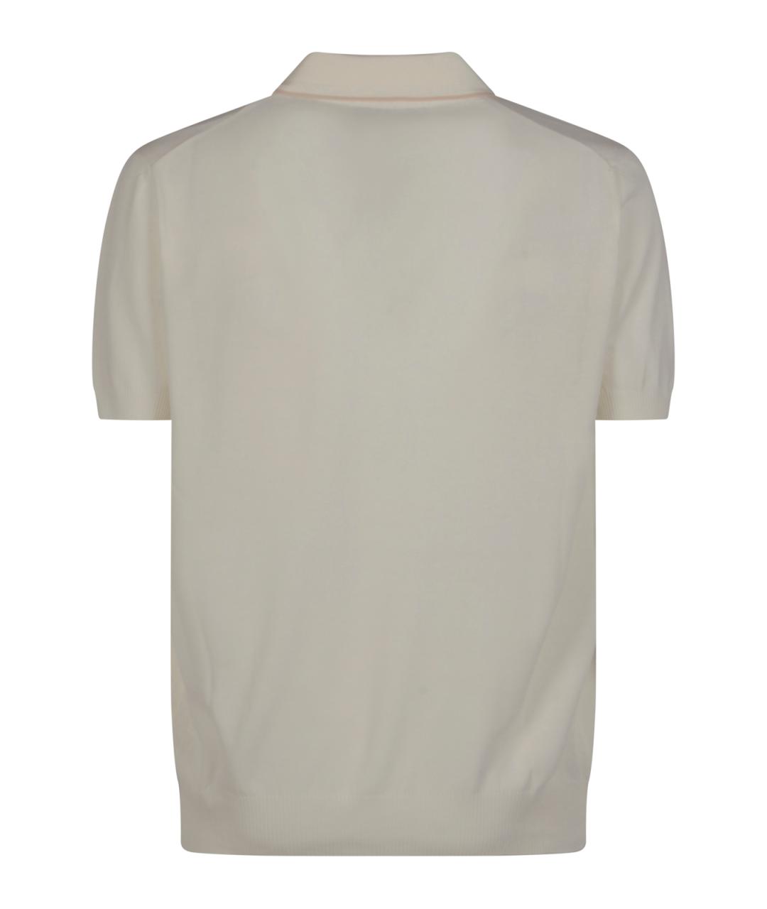 CANALI Хлопковое поло с коротким рукавом, фото 2