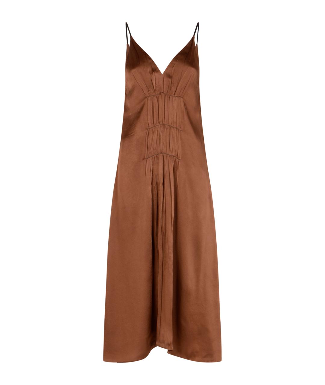PRADA Коричневое повседневное платье, фото 1
