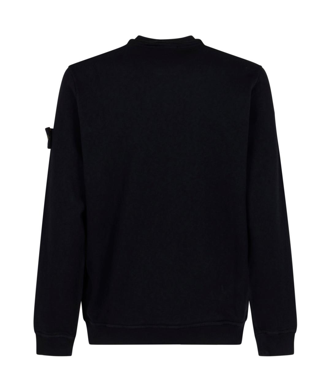 STONE ISLAND Синий хлопковый джемпер / свитер, фото 2