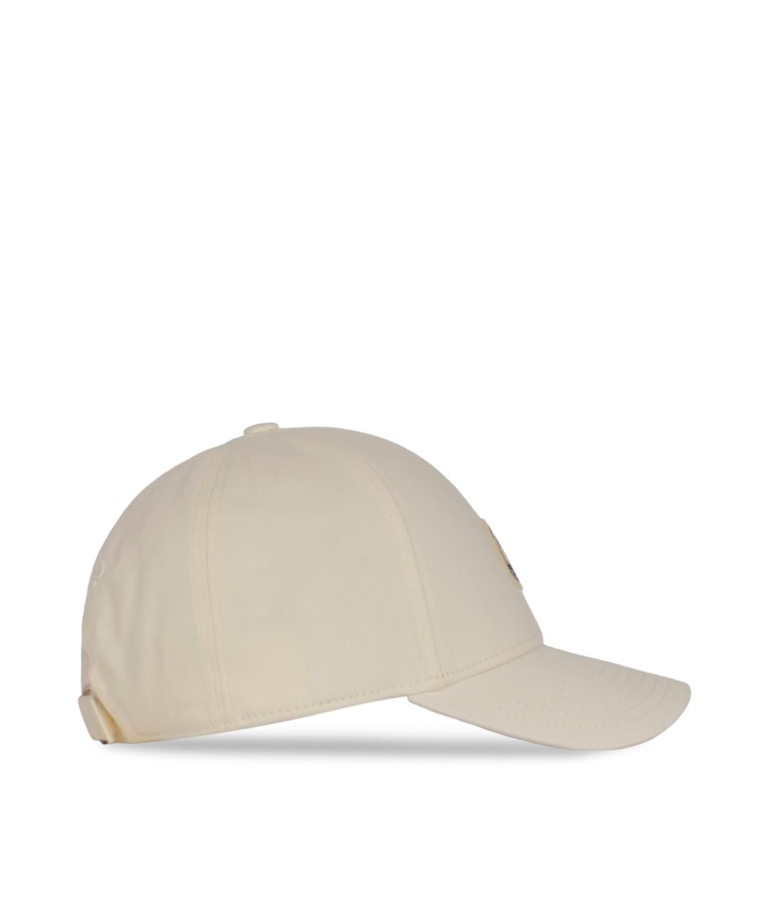 MONCLER Белая хлопковая кепка/бейсболка, фото 2