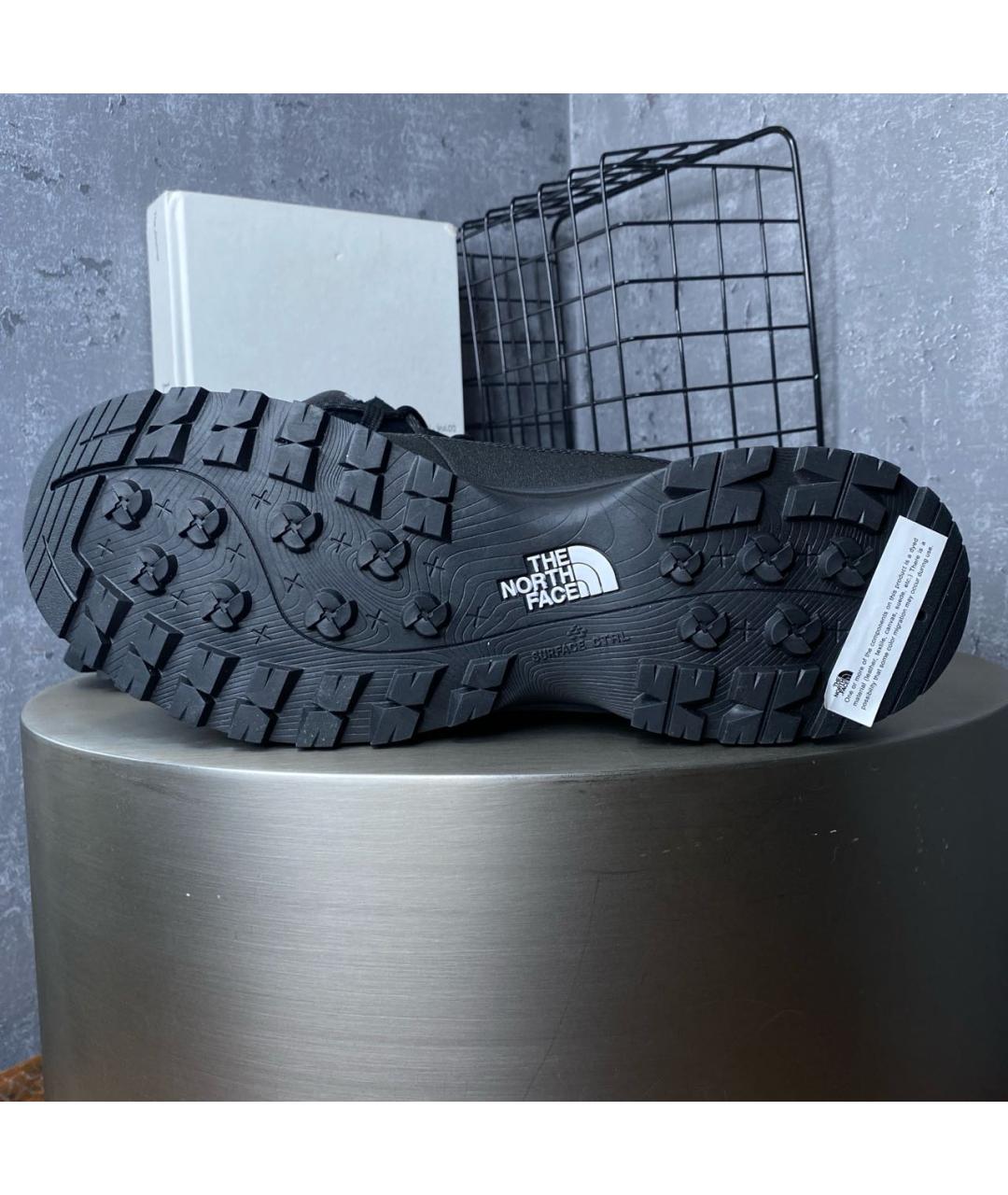 THE NORTH FACE Черные нубуковые низкие ботинки, фото 7