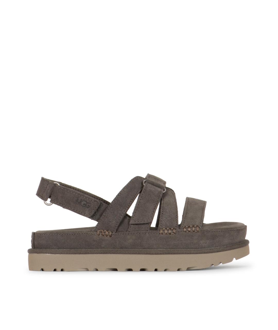 UGG AUSTRALIA Серые замшевые сандалии, фото 1