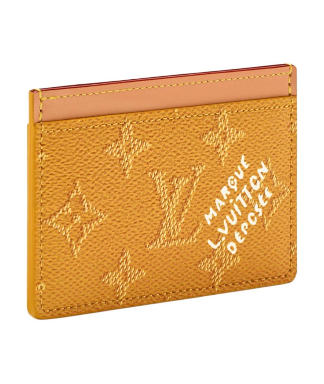 LOUIS VUITTON Желтый кардхолдер, фото 2