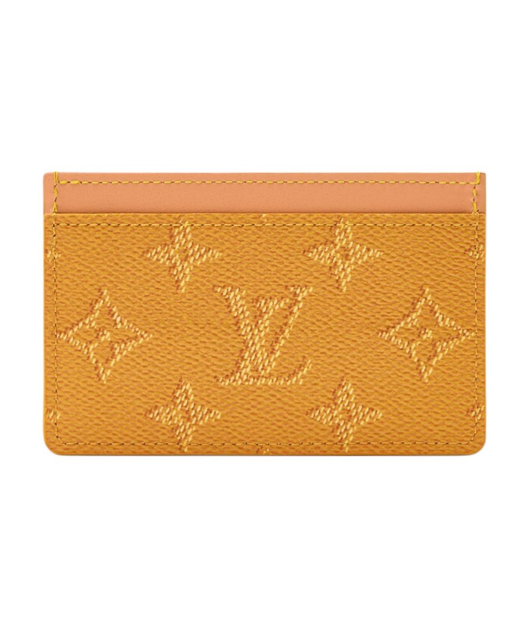 LOUIS VUITTON Желтый кардхолдер, фото 3